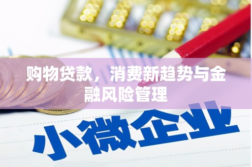 茶山购物贷款，消费新趋势与金融风险管理