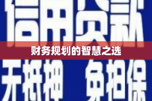 茶山财务规划的智慧之选