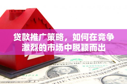 茶山贷款推广策略，如何在竞争激烈的市场中脱颖而出