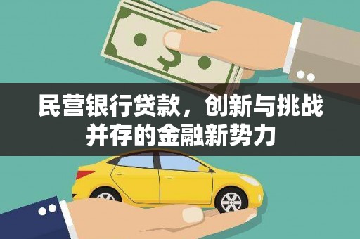 茶山民营银行贷款，创新与挑战并存的金融新势力