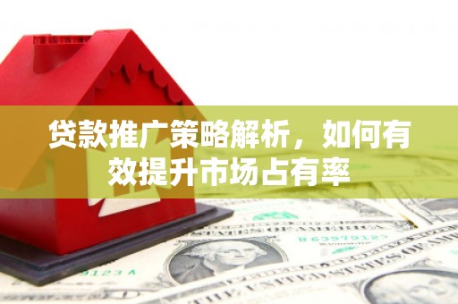 茶山贷款推广策略解析，如何有效提升市场占有率