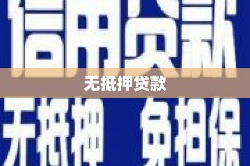 茶山无抵押贷款