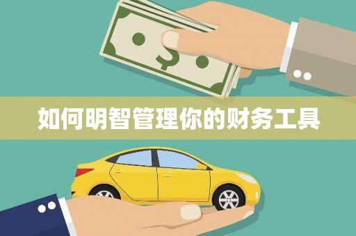 茶山如何明智管理你的财务工具
