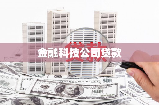 茶山金融科技公司贷款