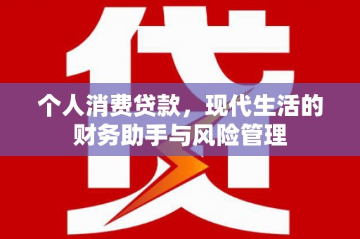 茶山个人消费贷款，现代生活的财务助手与风险管理
