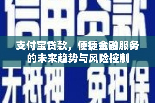 茶山支付宝贷款，便捷金融服务的未来趋势与风险控制