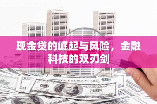 茶山现金贷的崛起与风险，金融科技的双刃剑