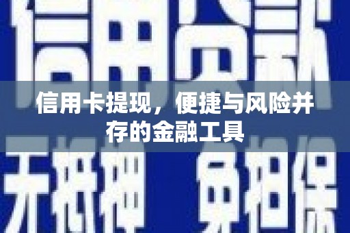 茶山信用卡提现，便捷与风险并存的金融工具