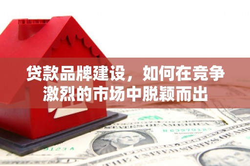 茶山贷款品牌建设，如何在竞争激烈的市场中脱颖而出