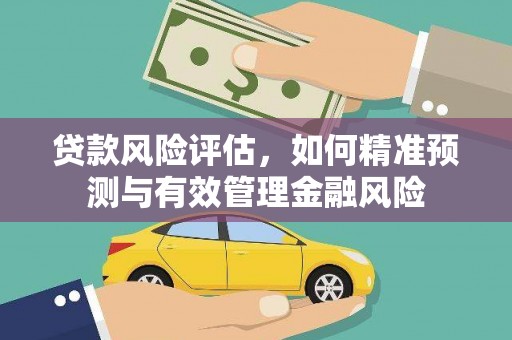 茶山贷款风险评估，如何精准预测与有效管理金融风险