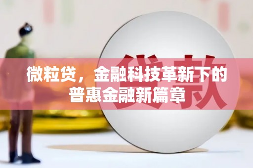 茶山微粒贷，金融科技革新下的普惠金融新篇章
