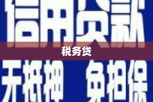 茶山税务贷