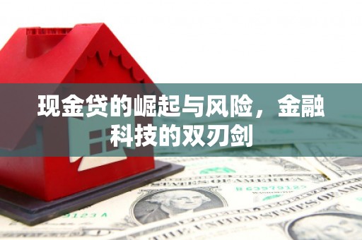茶山现金贷的崛起与风险，金融科技的双刃剑