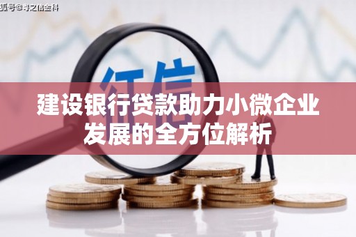 茶山建设银行贷款助力小微企业发展的全方位解析