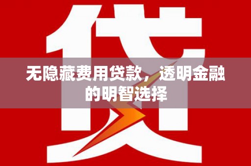茶山无隐藏费用贷款，透明金融的明智选择