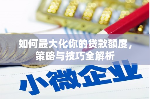 茶山如何最大化你的贷款额度，策略与技巧全解析