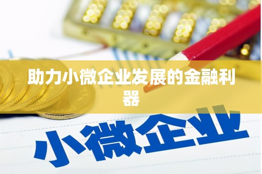 茶山助力小微企业发展的金融利器