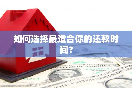 茶山如何选择最适合你的还款时间？