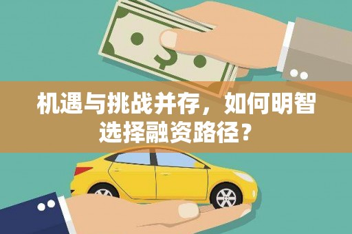 茶山机遇与挑战并存，如何明智选择融资路径？