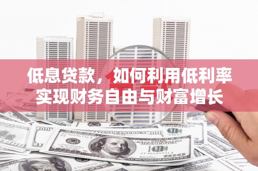 茶山低息贷款，如何利用低利率实现财务自由与财富增长
